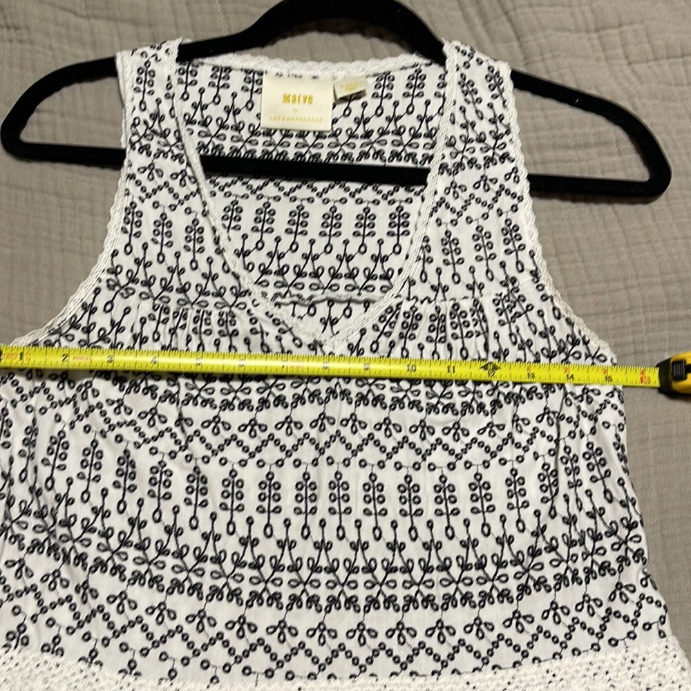 NWOT Anthropologie Maeve peplum tank - size XS - Picture 6 of 8
